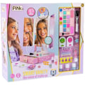Miniatyrbillede 1 af 2: Interaktivt spejl - NICE GROUP - Pink It Smart Vanity - LED - 4 spejle - 25 stilkort Flerfärgad