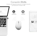 Miniatyrbild 2 av 2: Datormus - SUBBLIM - Comfort Ergo Dual - Tumstöd - Tyst klick - Uppladdningsbart batteri