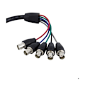 Pikkukuva 2 / 3: Näyttökaapeli - STARTECH - VGA 5 x BNC RGBHV - 30 cm - Koaksiaalikaapeli - Musta