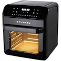 Miniatyrbillede 1 af 2: Grunkel - XXL luftfrituregryde - Airfryer - FRYGEROVN 12 L og 1500 W med multifunktions digitalt kontrolpanel og vindue Svart