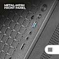 Pikkukuva 2 / 3: Mars Gaming MC-1000, kompakti MicroATX-kotelo, metalliverkko-eturakenne, koko sivuikkuna, 1x FDB 80 mm tuuletin