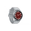 Miniatyrbild 3 av 3: Samsung Galaxy Watch6 Classic. Pekskärm. Batterikapacitet: 300 mAh. Vikt: 52g. Bandets färg: Grå. Systemet