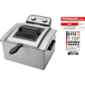 Miniatyrbillede 4 af 4: Dobbelt frituregryde - PROFICOOK - PC-FR 1038 - 3000 W - 5 L - Sølv Pengar