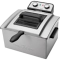 Miniatyrbillede 1 af 4: Dobbelt frituregryde - PROFICOOK - PC-FR 1038 - 3000 W - 5 L - Sølv Pengar