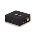 Miniatyrbillede 2 af 4: Lydconverter - LINDY - 2 kanaler digital SPDIF - Toslink - 192kHz - Sort