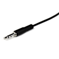 Miniatyrbillede 3 af 4: Jack kabel 3,5 mm - STARTECH - Hovedtelefon forlængerkabel - 2m - Sort - Han/Ukendt