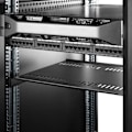 Miniatyrbillede 5 af 6: 1U ventileret hylde til serverskab - STARTECH - Dybde 400 mm - Rackmonterbar udhæng - Stål