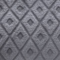 Miniatyrbillede 5 af 6: Plaid - Atmosphera - 3D Losange - Mørkegrå - 180x230 cm - Polyester Mörkgrå