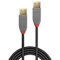 Miniatyrbillede 2 af 2: USB 3.0 type A kabel - Anthra Line - 5m - LINDY