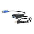 Pikkukuva 3 / 3: 1x (M) - 2x (F) VGA-videonjakokaapeli - USB-virralla toimiva VGA-jakaja - 1x VGA (M) - 2x VGA (F) - Musta - ST122LE