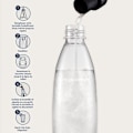 Pikkukuva 6 / 6: SODASTREAM-tiivisteet - 6 kpl sokerittomia limonaditiivisteitä - Jopa 54L juomia - 440 ml Vit