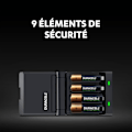 Miniatyrbillede 4 af 6: Duracell batterioplader 45min oplader til 4 AA/AAA batterier