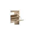 Miniatyrbillede 3 af 5: Skoletøj med 3 skuffer - L. 60 x D. 24 x H. 115 cm - Beige Beige