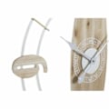 Miniatyrbillede 2 af 3: Vægur Thyann Natural MDF hvidt jern (61 x 4,5 x 66 cm)