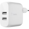 Miniatyrbillede 1 af 4: BELKIN - oplader - Dual USBA Wall Charg1M A-C 24W Vit