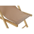 Miniatyrbild 3 av 4: Fåtölj - Brun - Polyester MDF - Nackstöd - 57,5 x 113 x 77 cm