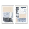 Miniatyrbillede 1 af 4: ramme 60 x 3,2 x 90 cm urban abstrakt (2 enheder)