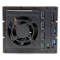 Miniatyrbillede 5 af 6: STARTECH Aftageligt rack uden skuffe til 4 x 3,5" SAS II/SATA III 6Gb/s HDD - Aluminium