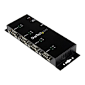 Pikkukuva 1 / 4: STARTECH.COM 4-portin USB sarjaporttiin DB9 RS232 sovitinkeskitin - Teollinen DIN-kiskoon ja seinäkiinnitys - Sarjasovitin - USB 2.0