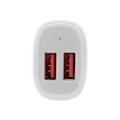 Miniatyrbillede 1 af 3: STARTECH Cigarettænderadapter med 2 USB-porte - Høj effekt (24 W / 4,8 A) - Hvid