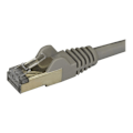 Miniatyrbillede 2 af 4: Cat6a STP skærmet netværkskabel uden krog - STARTECH - 2 m Grå - PoE kompatibel