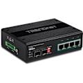 Miniatyrbillede 2 af 3: Ethernet-switch - TRENDNET - TI-PG62B - 4 PoE+ porte - Moduleret - Ekstreme temperaturer
