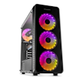 Pikkukuva 1 / 2: Nox Hummer TGM -NXHUMMERTGM- ATX ARGB kotelo - Micro ATX-ITX, 4 esiasennettua 120mm ARGB tuuletinta, karkaistu lasi, tilaa