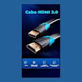 Miniatyrbillede 2 af 2: HDMI-kabel - VENTION - VAA-B02-L500 - 5 m - Multikolor - Video mångfärgad