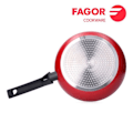 Miniatyrbillede 3 af 4: Stegepande - Fagor - Elan 3 - Rød - Ekstra tyk 3 mm aluminium - Non-stick Röd