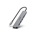 Pikkukuva 1 / 3: UNITEK Hub USB tyyppi C 3.2 Gen1 3 porttia USB - HDMI 4K30 - RJ45 - PD 100W & muistikortinlukija
