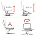 Miniatyrbillede 4 af 6: ERGOTRON Neo-Flex Stander 33-334-085 - Til bærbar - Sort