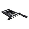 Miniatyrbillede 1 af 2: STARTECH 2,5 tommer SATA aftagelig harddiskplads til pc-udvidelsesslot - 1 x HDD understøttet - 1 x SSD understøttet