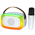 Pikkukuva 3 / 3: KANNETTAVA VALKOINEN KARAOKE LAITE XR 8A01 MINI PARTY TREVI