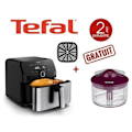 Miniatyrbillede 1 af 4: Fritureboks - TEFAL - Easy Fry Mega - 7,5L - Manuel hakker 500ml - Lilla/grå SVART