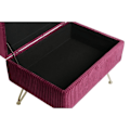 Pikkukuva 4 / 4: penkki 110 x 42 x 44 cm viininpunainen metalli