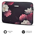 Miniatyrbillede 2 af 2: SUBBLIM Neopren Computertaske Trendy Sleeve Neo 13.3-14 Blomster