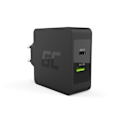 Miniatyrbillede 1 af 4: USB-C PD-lader fra Green Cell til Apple MacBook 12, ASUS ZenBook 3 / Flip S, HP Spectre 13 / x360 13 / Envy x2 og andre