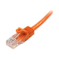 Miniatyrbillede 3 af 3: Cat5e UTP netværkskabel uden krog - STARTECH - 50 cm Orange - PoE kompatibel