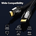 Miniatyrbillede 4 af 4: VENTION HDMI 2.0 han til han højhastighedskabel 4k @ 60Hz 3D 0,75m