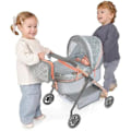 Miniatyrbillede 2 af 2: Dukkevogn - DE CUEVAS TOYS - My First Stroller - Grå - 56 cm - Taske medfølger Grå