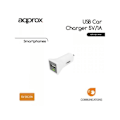 Miniatyrbillede 1 af 3: USB Cigaretteradapter - Approx - 1A - Hvid - Overbelastningsbeskyttelse - LED-indikator Vit
