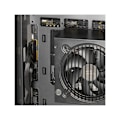 Miniatyrbillede 5 af 6: Mars Gaming MC-Vision ATX-kasse med triple hærdet glas, rammefri, dobbelt kammer design, USB 3.0, sort