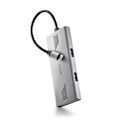 Pikkukuva 1 / 6: USB-hubi - NGS - WONDERDUO-C - 4 porttia (2 USB-C + 2 USB-A) - Aluminium - 5 Gbps