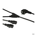 Miniatyrbild 2 av 3: STARTECH Standard nätsladd - 2 m - För bildskärm, dator - Schuko CEE 7/7 / IEC 60320 C13 - 250 V AC / 10 A