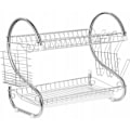 Miniatyrbillede 1 af 3: Etagère til opvask 2 niveauer Tallerkener bestik 38cm Maestro Silver