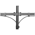 Miniatyrbillede 3 af 3: Pied til 2 LCD-skærme - NEWSTAR - FPMA-D550DD - Sort - Skærmstørrelse 10"-32" - Højdejusterbar 0-46 cm