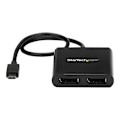 Pikkukuva 2 / 3: Hub MST USB-C - STARTECH - 2x DisplayPort - Ultra HD 4K - Yhteensopiva Thunderbolt 3 - Musta
