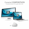 Miniatyrbillede 3 af 6: GLIDE VERTICAL ERGO DUAL MOUSE Hvid