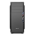 Miniatyrbillede 2 af 3: PC-kabinet - Sharkoon - VS4-V - Midi-tårn - ATX - USB/Audio - Sort