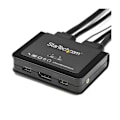 Miniatyrbillede 2 af 4: KVM-svitsj - STARTECH - SV211DPUA4K - 2 Porte - 4K 60 Hz - Audio 3,5 mm